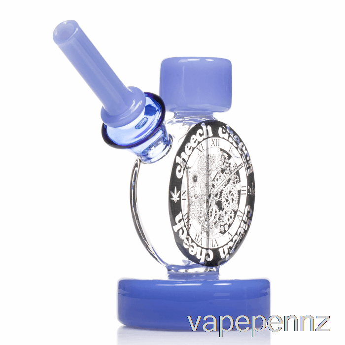 Cheech Clock Bubbler Blue VAPE NZ